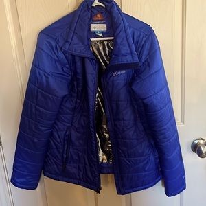 Purple size L Columbia quilted coat